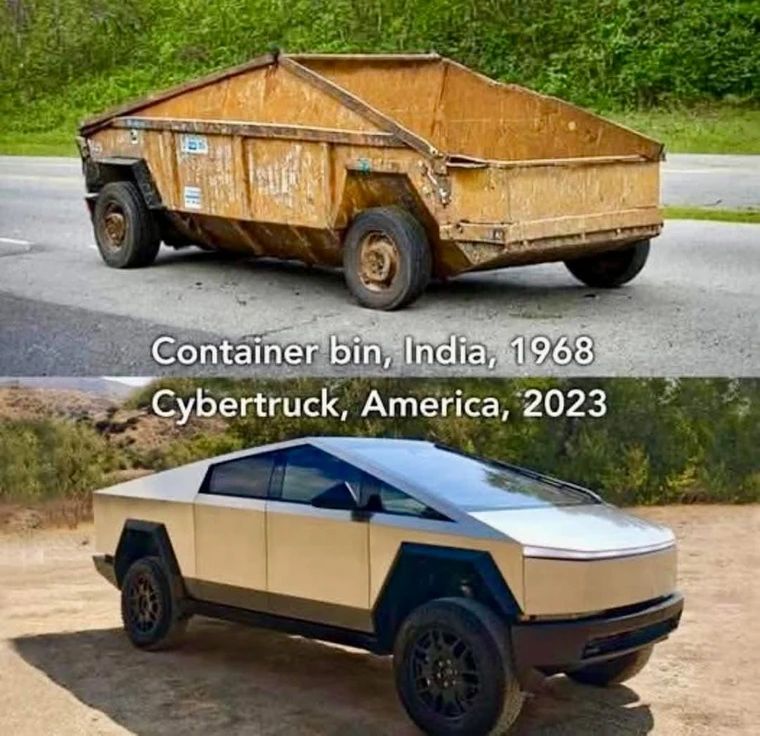 Cybertruck garbage bin