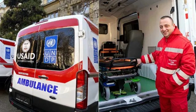 USAID Serbia donation ambulance
