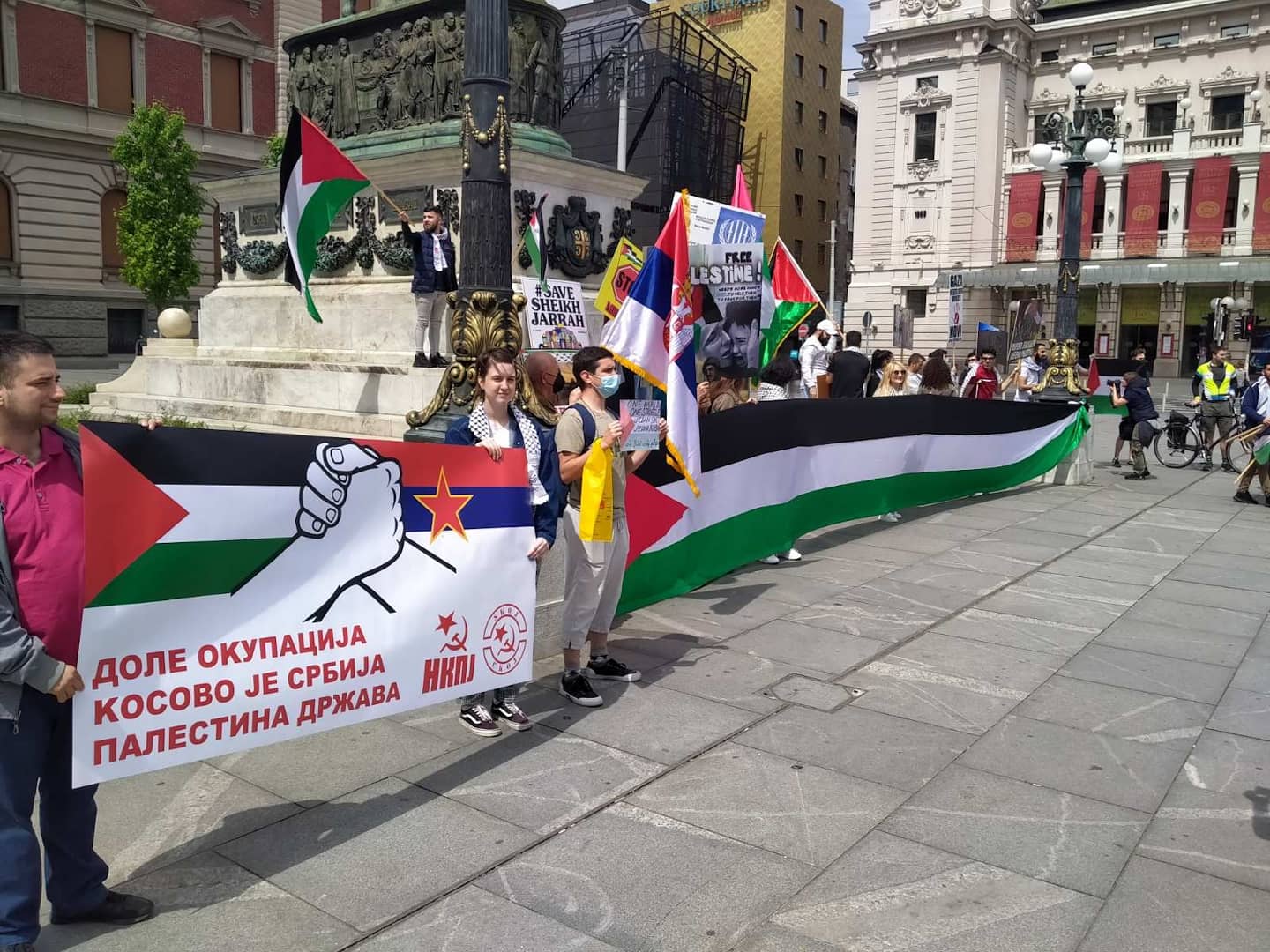 Solidarity with Palestine, Serbia