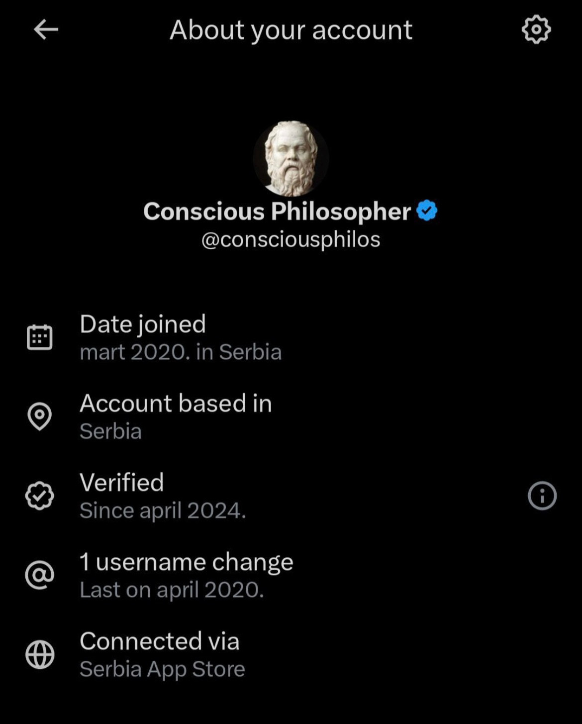 Serbian MAGA bot troll on X