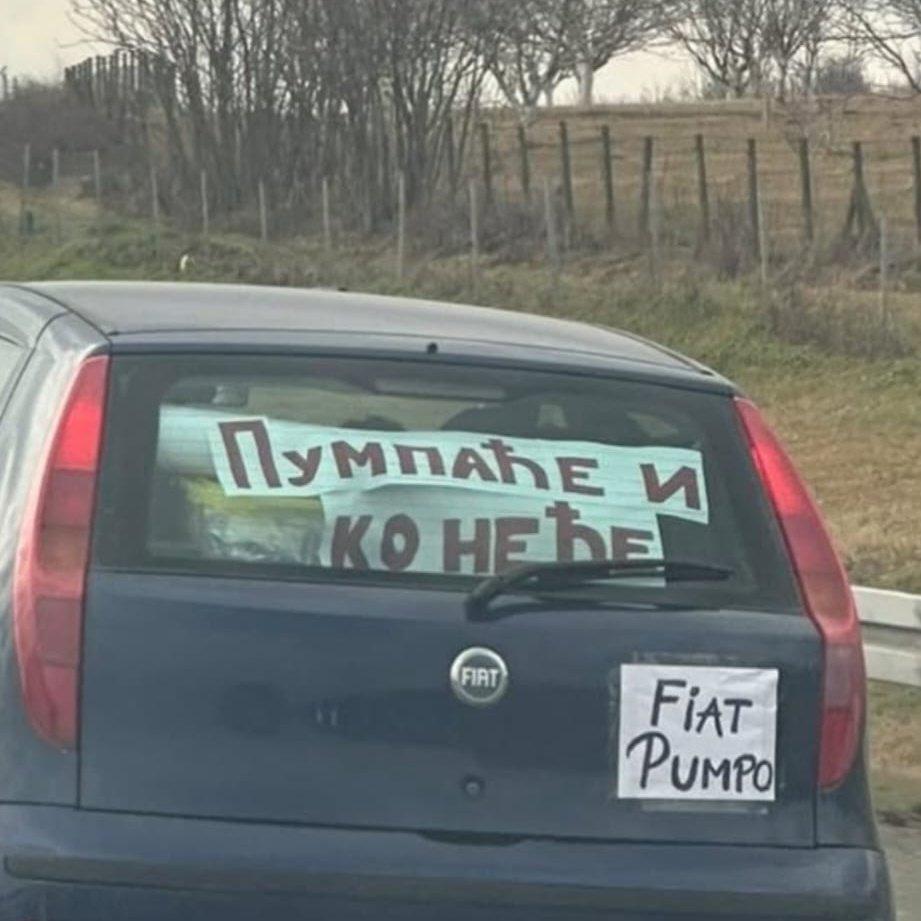 Pump it up pumpaj! Serbia student Gen Z protests