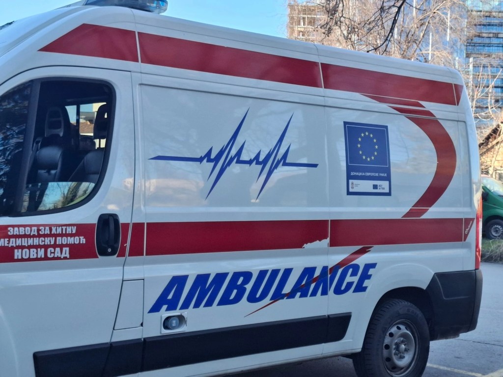 Serbia EU ambulance car