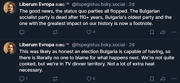 Bulgaria elections netizen opinion.
